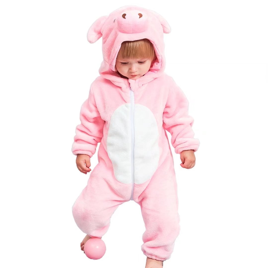 Baby Pig Costumes Unisex Toddler Onesie Halloween Dress Up Romper,  3-6 Months