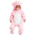 thumbnail image 1 of Baby Pig Costumes Unisex Toddler Onesie Halloween Dress Up Romper,  6-12 Months, 1 of 7
