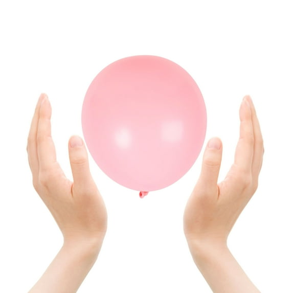Baby Pink Balloons - 5 Inch Latex Balloons - 25 Pack