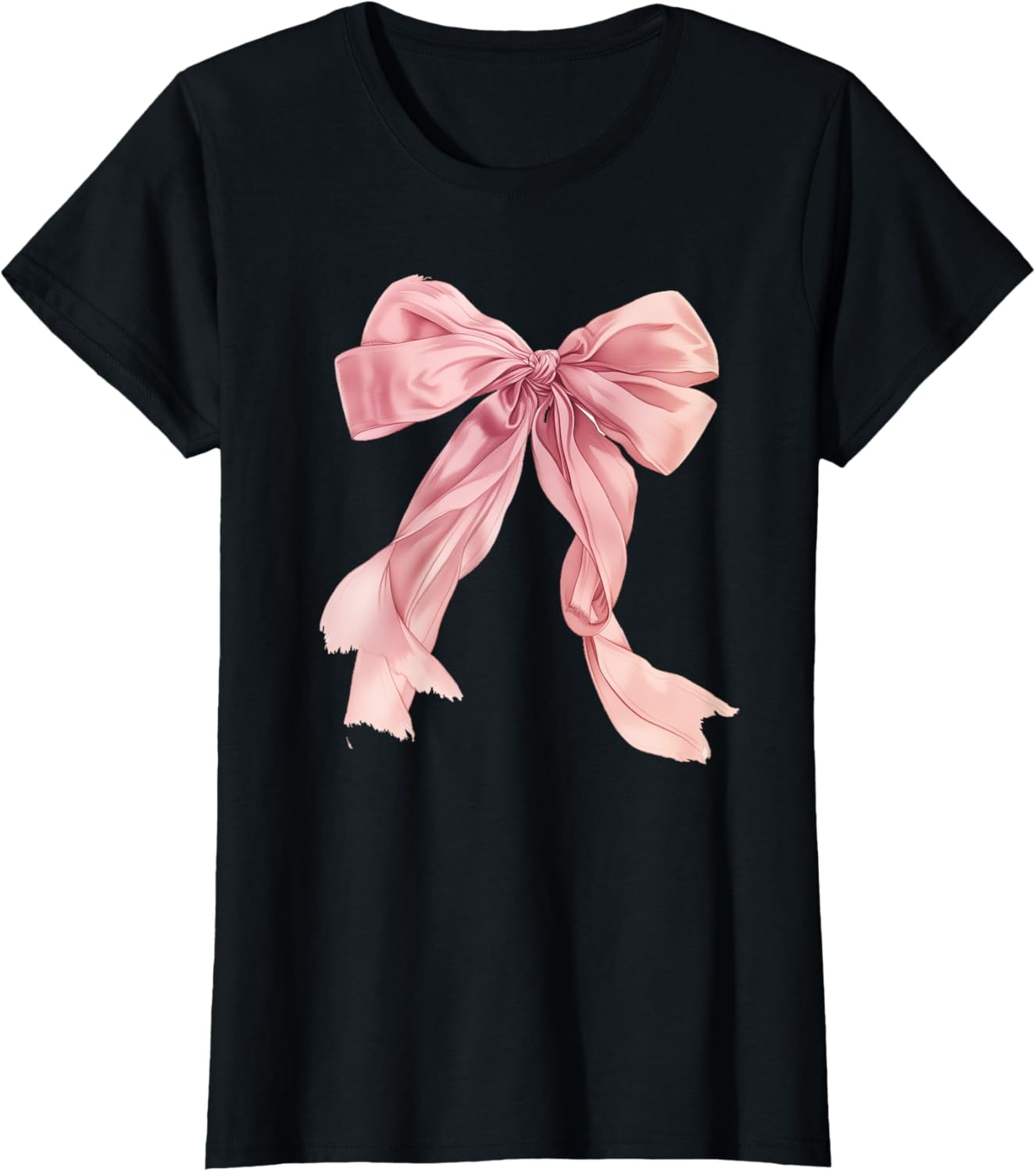 Baby Pink Bow Cute Coquette y2k Clean Girl Aesthetic Women T Shirt Baby Pink Bow Cute Coquette y2k Clean Girl Aesthetic Women T Shirt