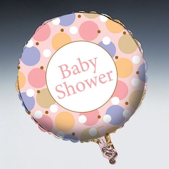 Baby Pink Dots Foil Balloon