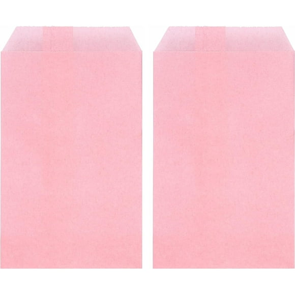 YUXNET Flat Mini Greaseproof Paper Bags, 2 3/4 x 4 1/2 Inch, 1000 Count, 1 Pack