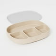thumbnail image 1 of Baby Plate and Tray in Beige Color by Muqe Peeko with Suction and Sections, 1 of 11