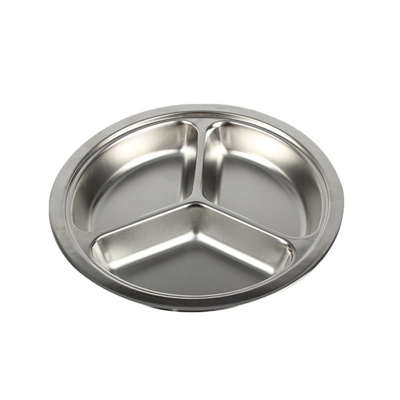 Baby Plates – Stainless Divided Plates for Toddlers Dishwasher ,2 Size
