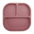 thumbnail image 1 of Baby Plates with Suction Silicone Divided Plates for Toddlers 3 Compartment Non Self Feeding Dishwasher Microwave Safe BPA Free Kids Plates for High Chairs Tables Travel 7.36x7.09 Inches, 1 of 6