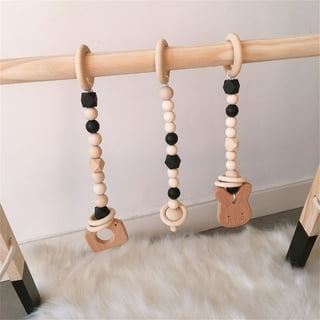 Hangings Gym Toys For Newborns Gift Wooden Baby Gym Centre D'Activités En  Bois Pliable Avec Jouet Sensoriel Pour Plus 3 Mois[u12414] - Cdiscount Sport