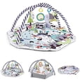 Baby Play Gym and Activity Mat - 4-in-1 Tummy Time Gym with Sensory ...