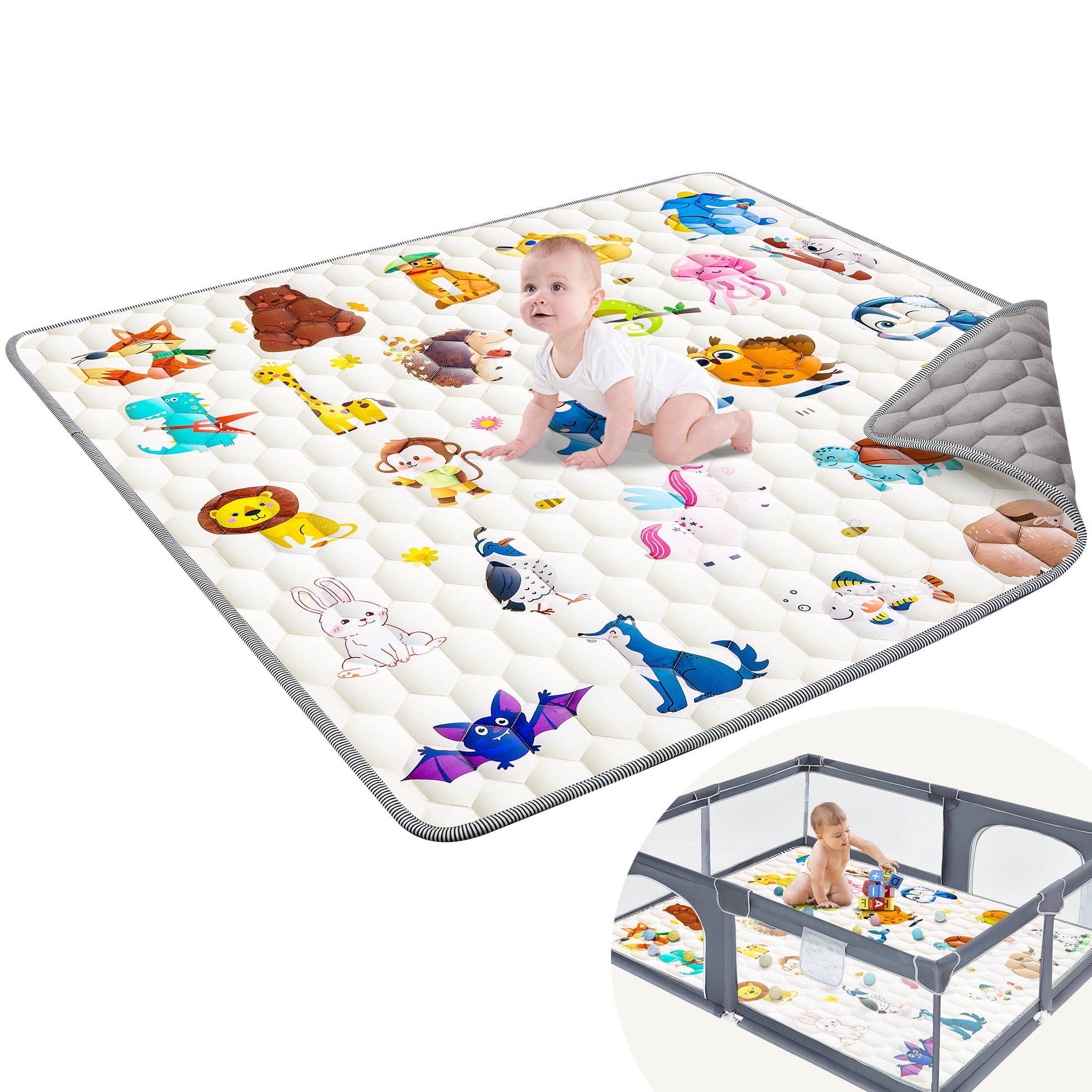 Large Baby Activity Mat Large Baby Play Mat: Under The Sea