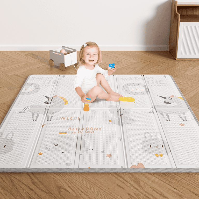 Foam Playmat Small Baby Play Mat LIVINGbasics Baby Play Mat, 18