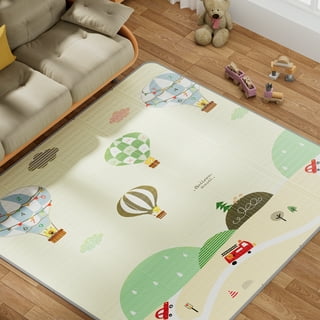  FDP SoftScape Space Saver Foldable Play Mat - Soft, Sturdy 1.5  inch Thick Foam, Children's 3-Fold Floor Mat; Indoor Active Play, Tummy  Time, Gymnastics, Stretching for Kids - Contemporary, 13231-CT : Baby