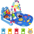 thumbnail image 1 of Baby Play Mat Baby Gym,Funny Play Piano Tummy Time Mat Baby Mat with 5 Infant Sensory Baby Toys, Music and Lights Boy & Girl Gifts for Newborn Baby 0-12 Months,Blue, 1 of 6