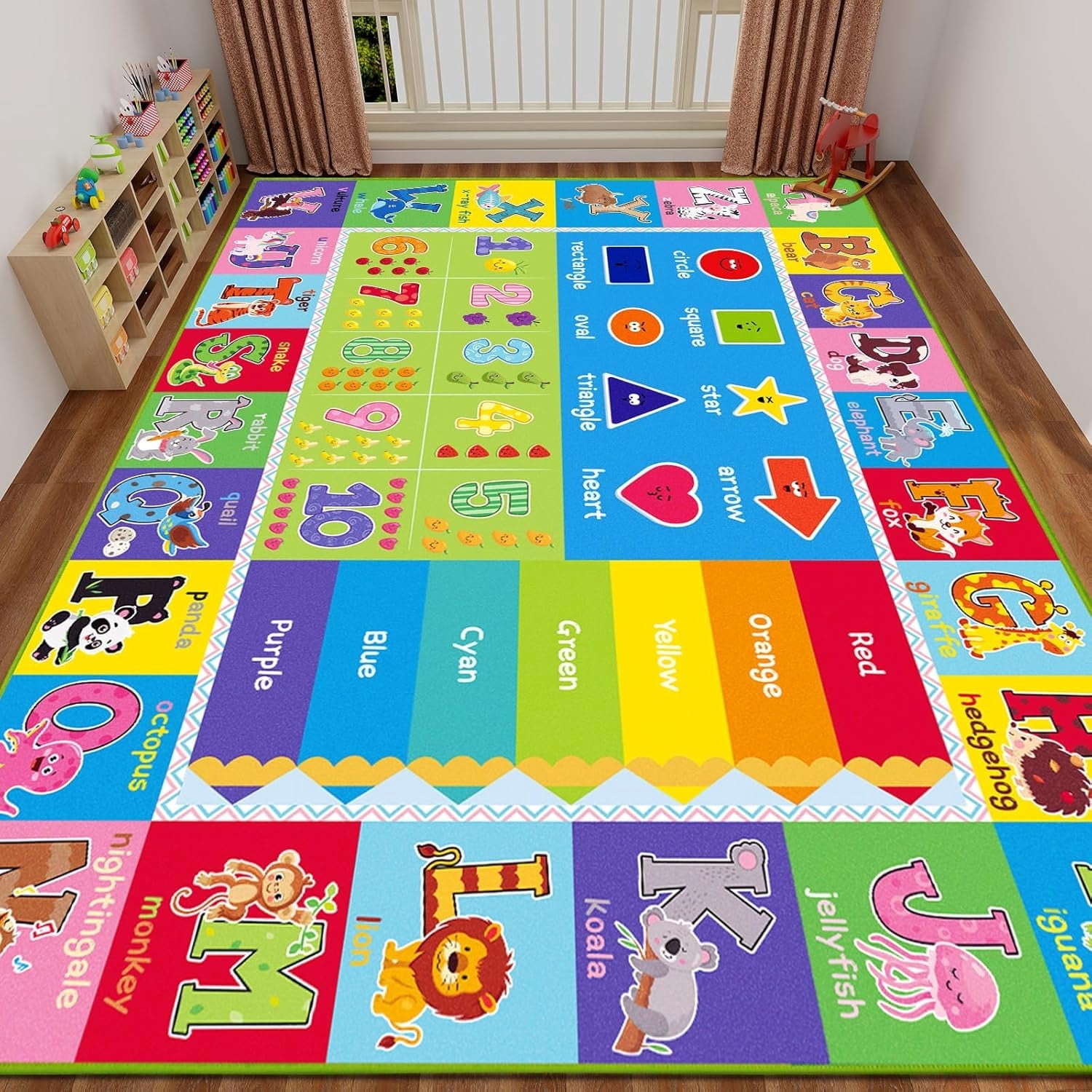 Play Mat Rug Baby Play Mat Kids Rug for Floor, Playmat for Kids Toddlers Infant ...