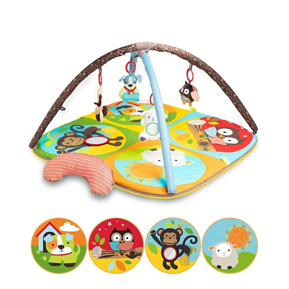 Baby Play Mat Zoo Theme Sensory Infant Toys Keep Baby Occupied Toddler