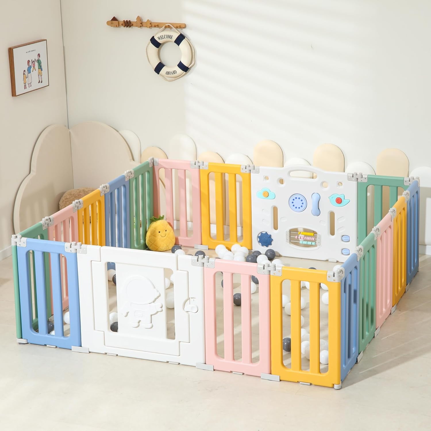 Baby Playpen 8 Panel, Kidzone - Kids' Playard, Child