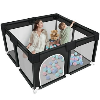 Girl Baby Playpen Gate Large 47X47 Inch Baby Playpen: Indoor