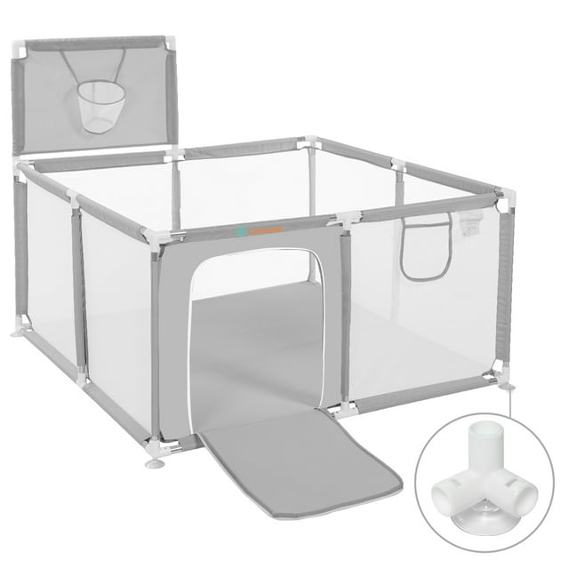 Baby Playpen, Outdoor Play Yard, Portable Play Yard 4Panel Baby