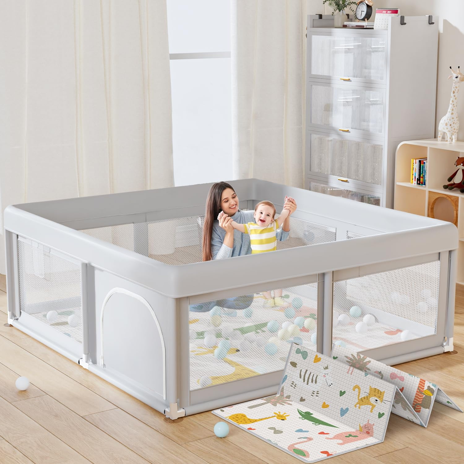 Mat Baby Playpen Bundles Baby Playpen Mat, 71