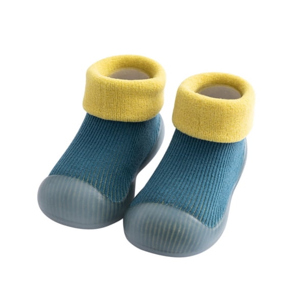 Baby Plus Velvet Thick Warm Antifreeze Toddler Shoes and Socks,0-6M