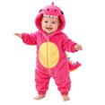 thumbnail image 1 of Baby Plush Dinosaur Romper Halloween Infant Onesie Dress Up Outfit Toddler Christmas Party,6-9 Months, 1 of 5