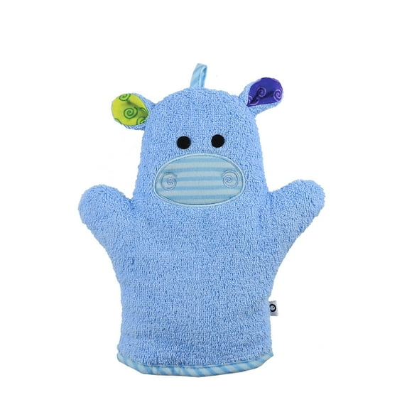 Baby Plush Terry Bath Mitt - Henry the Hippo