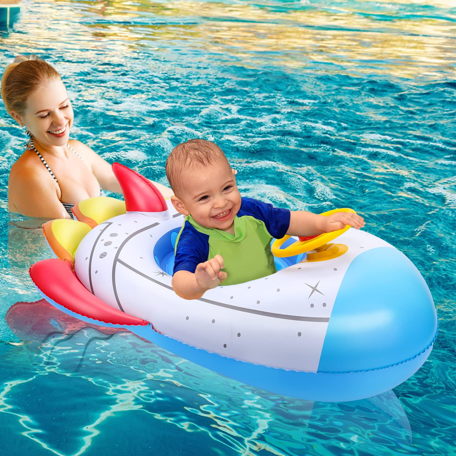 Baby Pool Floats Inflatable Infant Swimming Floati