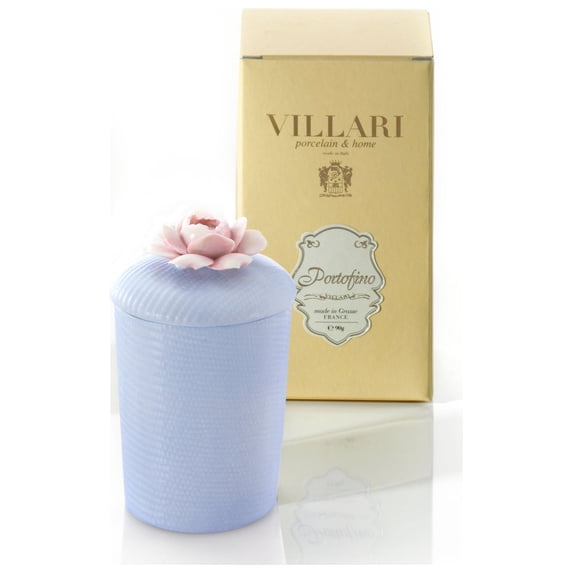 Baby Portofino Camelia Scented Candle Baby Blue-Pink. The Perfect Gift for Baby shower & Birthday parties.