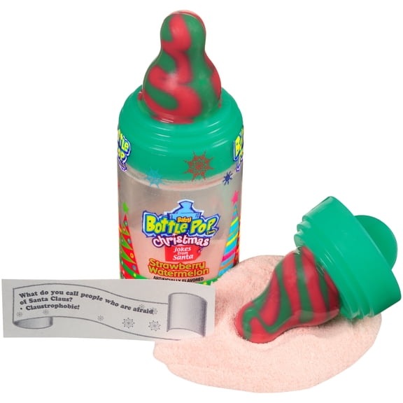 Baby Pottle Pop Dipping Lollypop Candy, Christmas, 1.1 Oz
