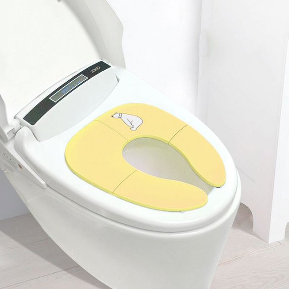 Baby Potty Seat Travel Folding Toddler Portable Toilet Training Seat Covers Training Seat Cover Cushion Child Pot Chair Pad (G)