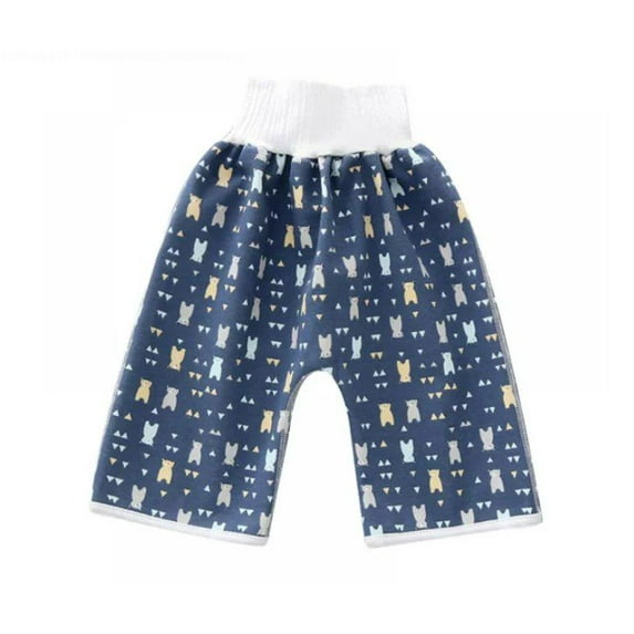 Baby Potty Training Pants,Waterproof Diaper Pants, Washable Diaper for Boys and Girls, 0-4Y or 4-12Y Night Leak Proof Baby Training Pants