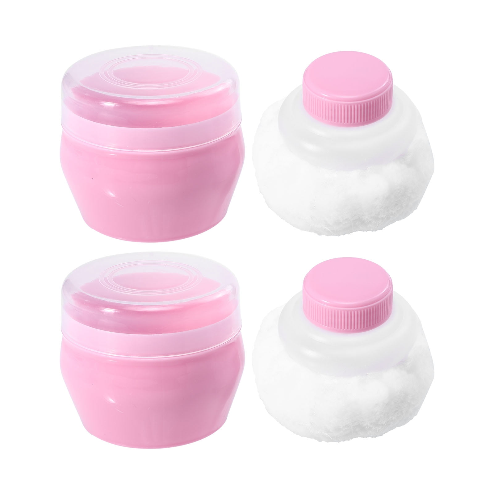 Baby Powder 2 Sets Puff after Bath Sponge Sponges The Face Newborn