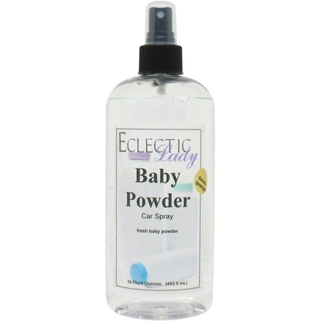 Baby Powder Car Spray (Double Strength), 16 ounces