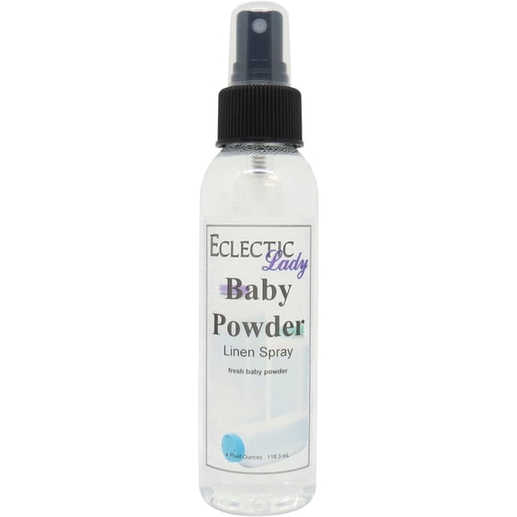 Baby Powder Linen Spray (Double Strength), 4 ounces
