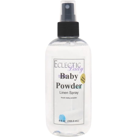 Baby Powder Linen Spray (Double Strength), 8 ounces