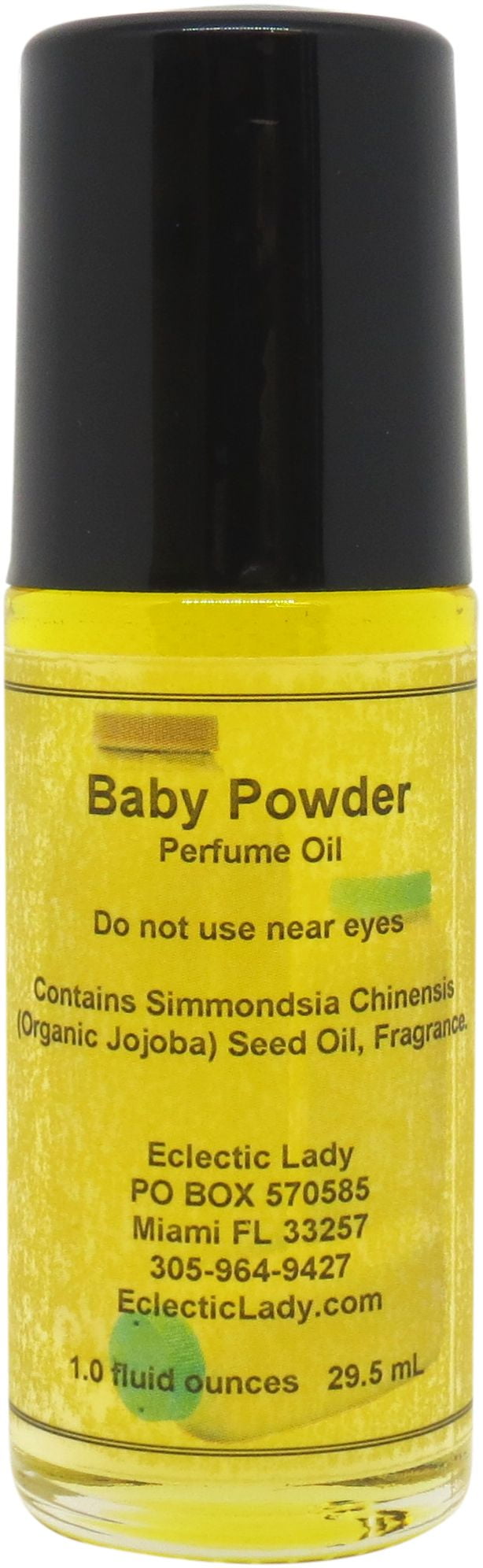 Baby Powder Perfume Oil, 1.0 Oz Portable Roll-On Fragrance