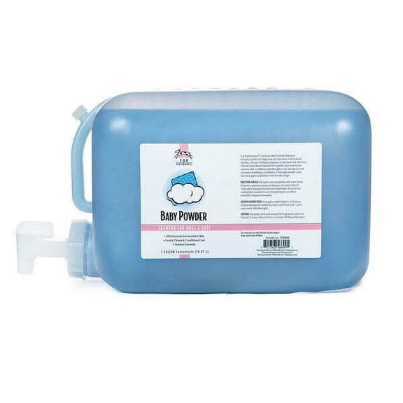 Baby Powder Pet Shampoo Gentle Sensitive Mild Fomula Dog Cat Grooming Bathing (5 Gallon)