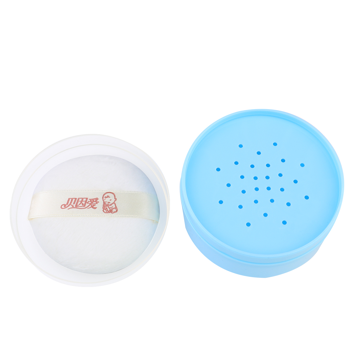 Baby Powder Puff Container Talcum Case Body Box and Holder Charming