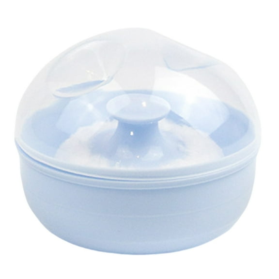 Baby Powder Puff Kit - Soft Hairs, Dust-Proof Case & Easy Clean - Powder Container for Babies/Moms in Summer