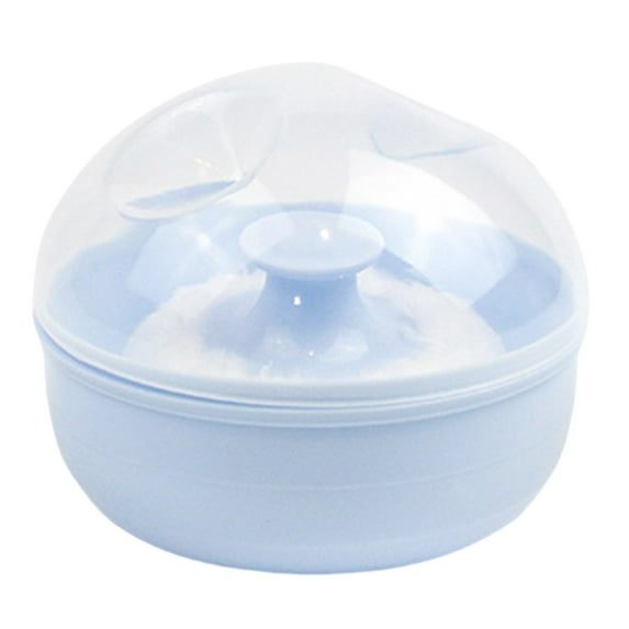 Baby Powder Puff Kit - Soft Hairs, Dust-Proof Case & Easy Clean - Powder Container for Babies/Moms in Summer