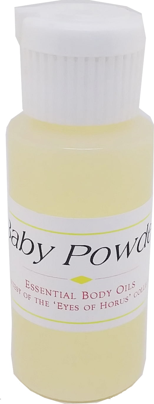 Baby Powder Scented Body Oil Fragrance [Flip Cap HDPE Plastic Gold