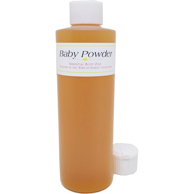 Baby Powder Scented Body Oil Fragrance [Flip Cap HDPE Plastic Gold