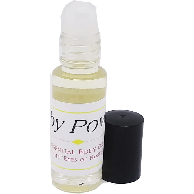 Baby Powder Scented Body Oil Fragrance [RollOn Clear Glass Gold