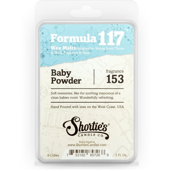 Baby Powder Wax Melts - Highly Scented + Natural Oils - Shortie's Candle Company