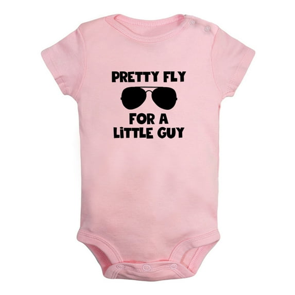 Baby Pretty Fly For A Little Guy Funny Romper Newborn Bodysuits Infant Baby Jumpsuits Cotton Clothes One-Piece Outfits