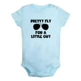thumbnail image 1 of Baby Pretty Fly For A Little Guy Funny Romper Newborn Bodysuits Infant Baby Jumpsuits Cotton Clothes One-Piece Outfits, 1 of 5