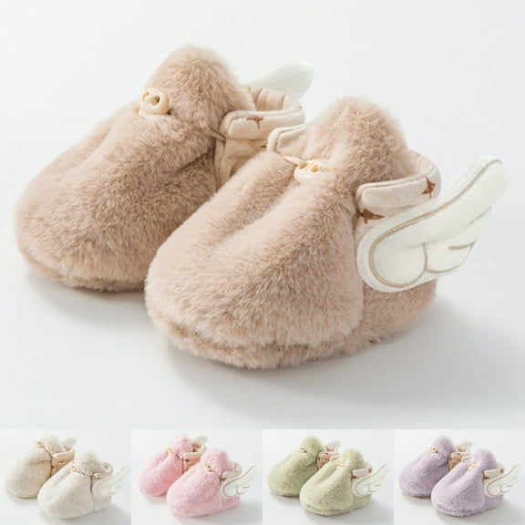 Baby Prewalker Toddler Boots Premium Soft Anti-Slip Slippers Warm Winter Boots for Infant Baby Girls Boys