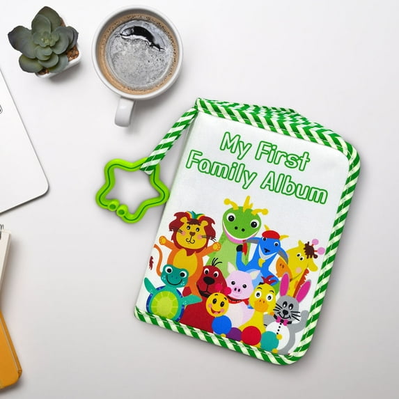 Baby Products Baby's My First Family Album baby photo book Holds 5.5x7in photos soft baby book Suitable for newborns Children's personalized baby gifts