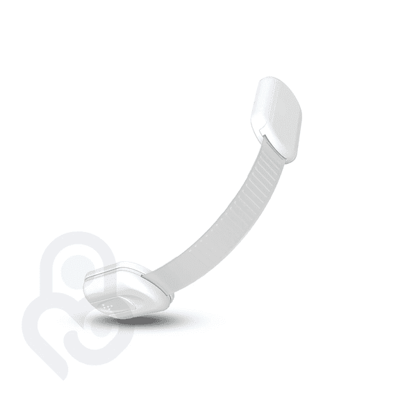 Baby Proof Me Child Safety Locks, Adjustable Cabinet Locks for Baby Proofing, White, 12-Pack