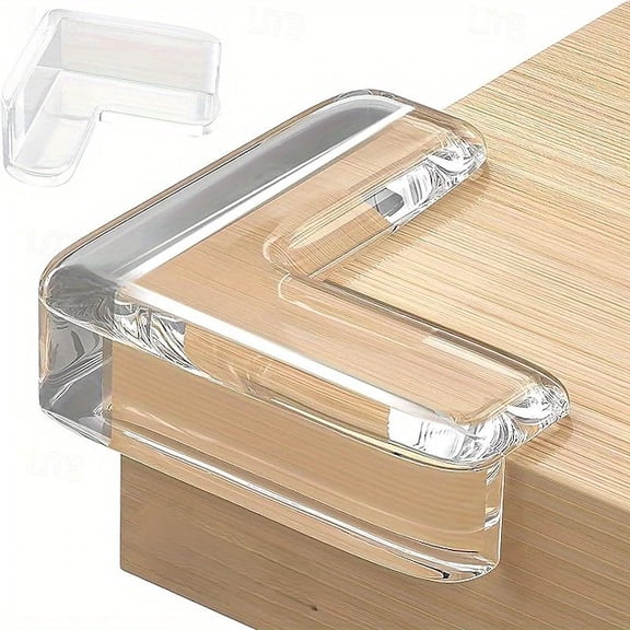 Baby Proof Corner Protectors - Clear Table & Furniture Corner Protectors for Child Safety.