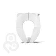 Baby Proof Me Toilet Training Seats for Toddlers, Potty Training Seat with Splash Guard, White
