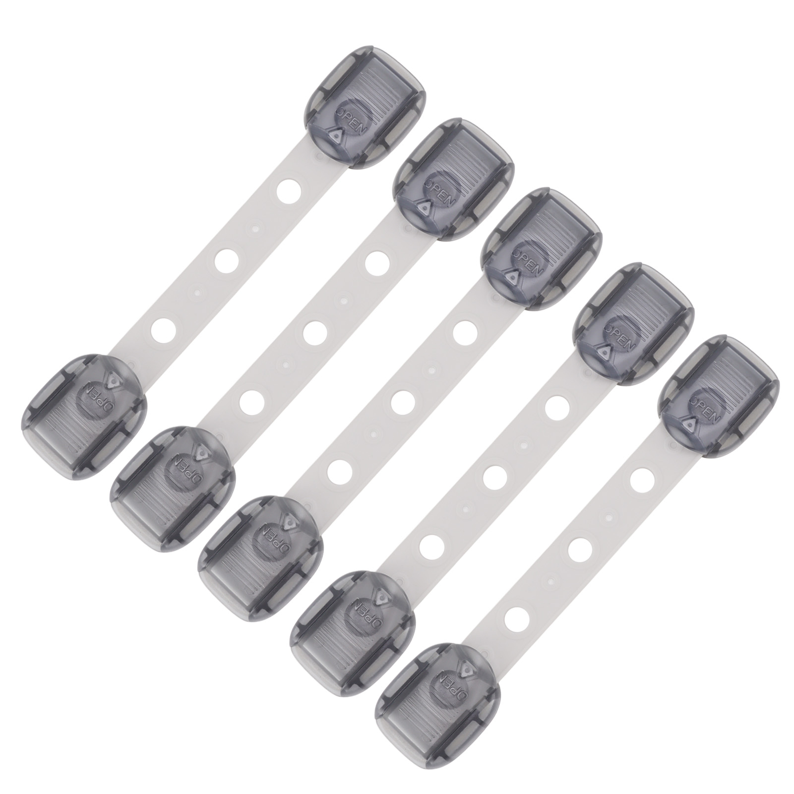 Baby Proof Locks, 5pcs Replacement Drawer Locks Ergonomic Flexible For